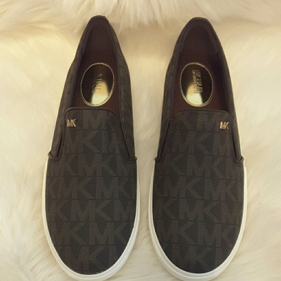 Michael kors Keaton Brown Slip on Sneakers - Picture 1 of 5